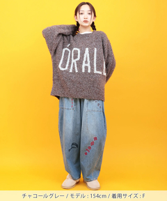 チチカカ |Orale! オラレロゴブークレニットプルオーバー