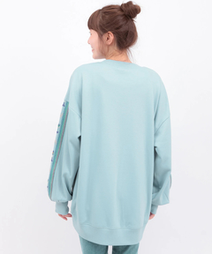 チチカカ |裏シャギーボア刺繍ポカクルーネックプルオーバー