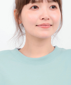 チチカカ |裏シャギーボア刺繍ポカクルーネックプルオーバー