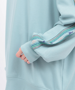 チチカカ |裏シャギーボア刺繍ポカクルーネックプルオーバー