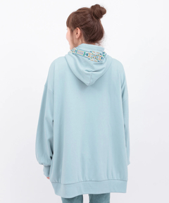 チチカカ |裏シャギーボア刺繍ポカフーディー