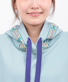 チチカカ |裏シャギーボア刺繍ポカフーディー