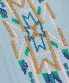 チチカカ |裏シャギーボア刺繍ポカフーディー