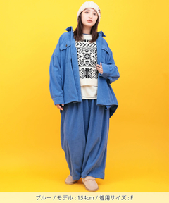 チチカカ |Orale! 太コーデュロイシャツジャケット