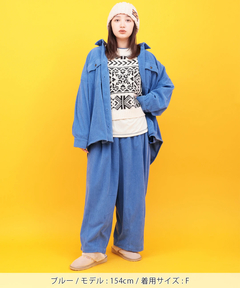 チチカカ |Orale! 太コーデュロイコクーンパンツ