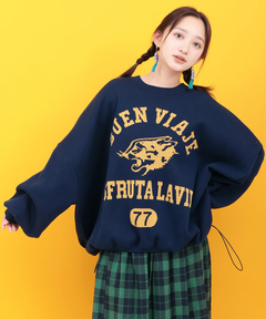 チチカカ |Orale! カレッジロゴニットプルオーバー