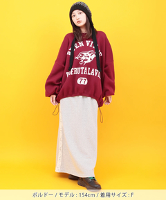 チチカカ |Orale! カレッジロゴニットプルオーバー