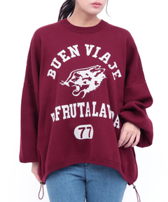 チチカカ |Orale! カレッジロゴニットプルオーバー