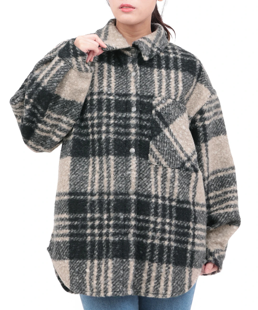 Orale! リングチェックCPOジャケット / ジャケット・ブルゾン