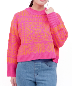 チチカカ |Orale! バンダナ柄ジャカードニットプルオーバー