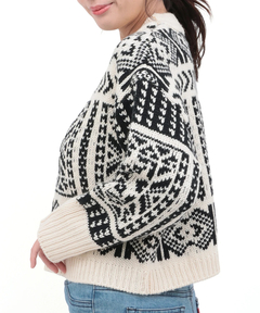 チチカカ |Orale! バンダナ柄ジャカードニットプルオーバー