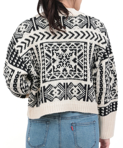 チチカカ |Orale! バンダナ柄ジャカードニットプルオーバー