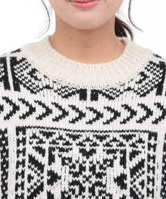 チチカカ |Orale! バンダナ柄ジャカードニットプルオーバー