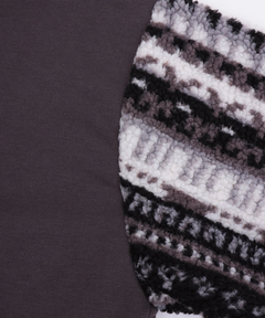 チチカカ |裏起毛×ボアスリーブハーフジッププルオーバー