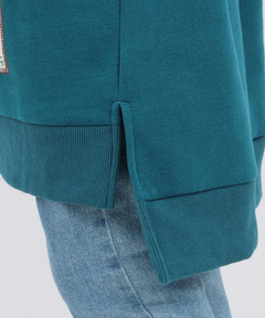 チチカカ |裏起毛×ボアスリーブフードワンピース