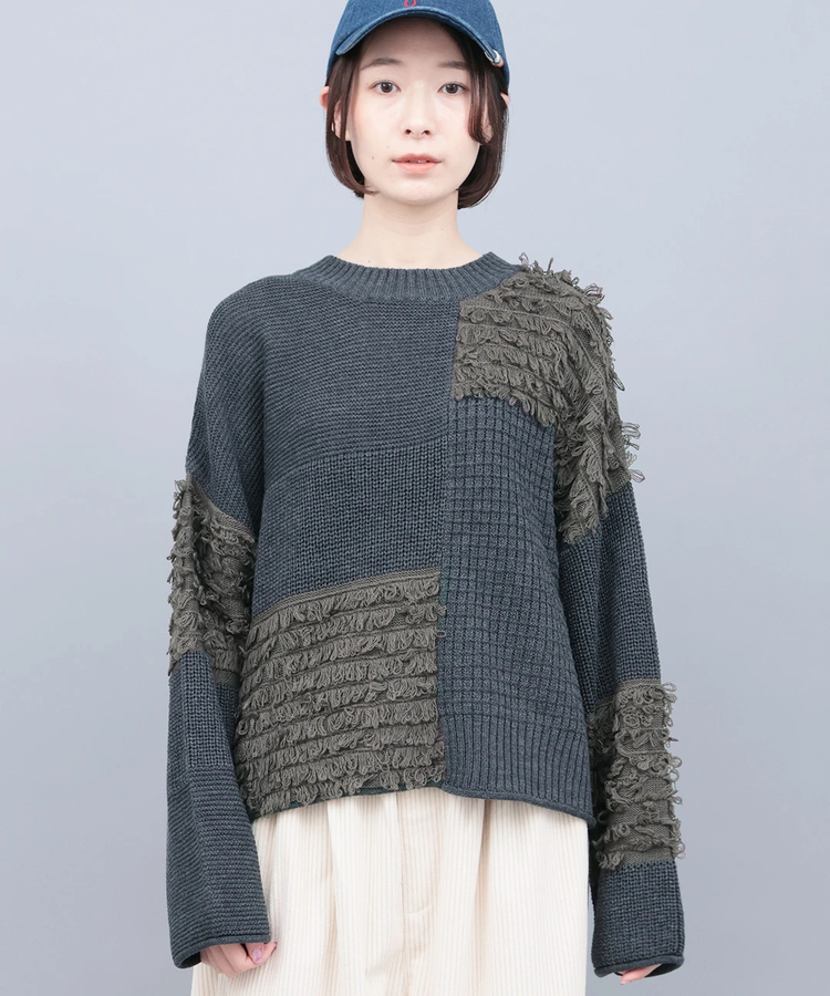 チチカカ |ループフリンジニットプルオーバー