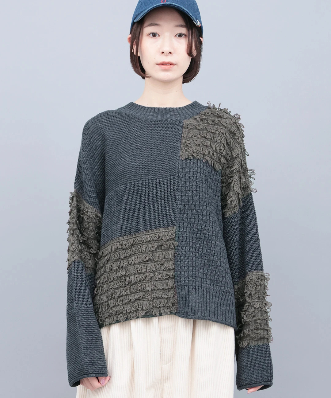 ループフリンジニットプルオーバー / ニット・セーター