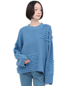 チチカカ |ループフリンジニットプルオーバー