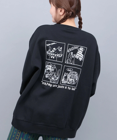 チチカカ |おばけネコ裏起毛プルオーバー