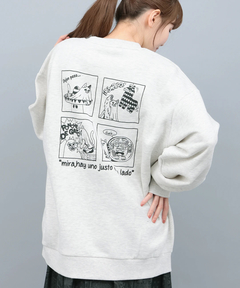 チチカカ |おばけネコ裏起毛プルオーバー