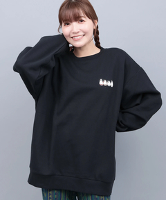 チチカカ |おばけネコ裏起毛プルオーバー