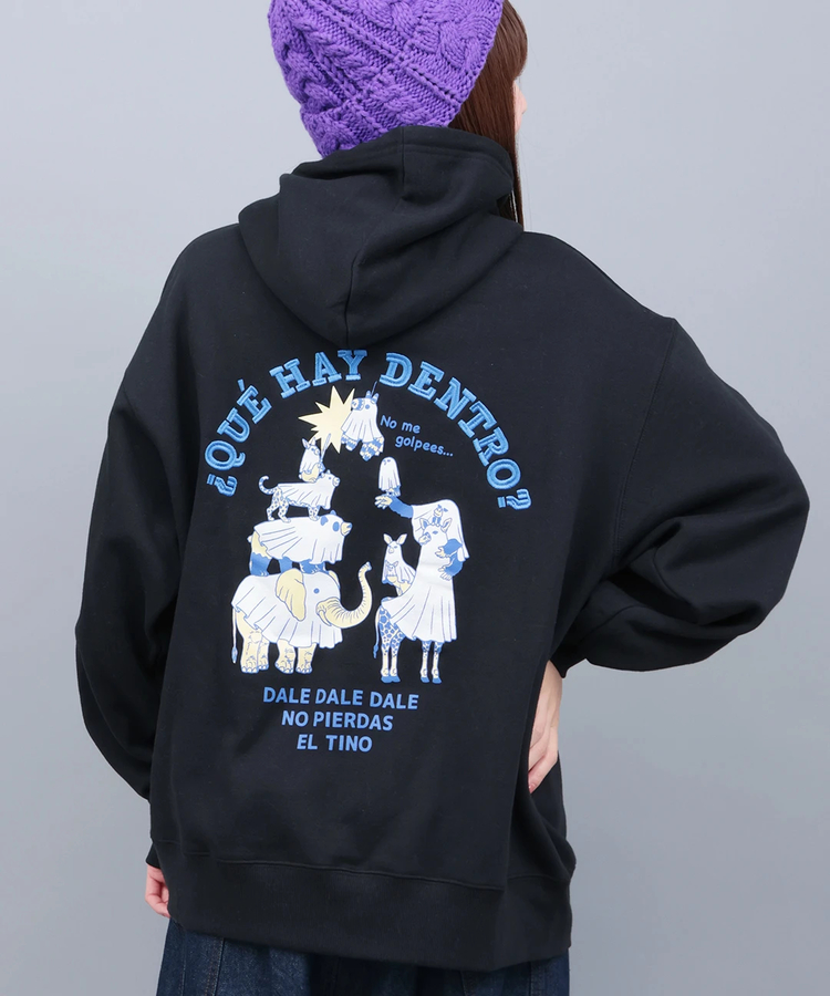 チチカカ |おばけアニマル裏起毛フーディー