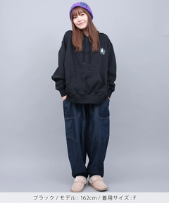 チチカカ |おばけアニマル裏起毛フーディー