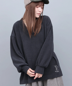 チチカカ |Vネックサイドスリットプルオーバー