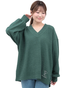 チチカカ |Vネックサイドスリットプルオーバー