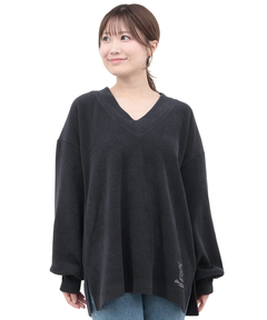 チチカカ |Vネックサイドスリットプルオーバー