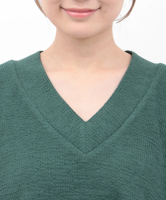 チチカカ |Vネックサイドスリットプルオーバー