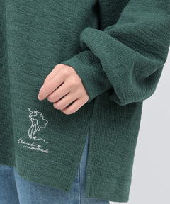 チチカカ |Vネックサイドスリットプルオーバー