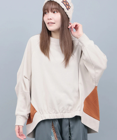 チチカカ |ふくれジャカードコンビプルオーバー