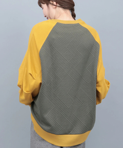 チチカカ |ふくれジャカードコンビプルオーバー