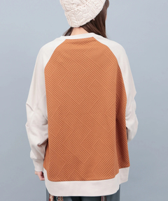 チチカカ |ふくれジャカードコンビプルオーバー