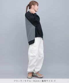 チチカカ |ふくれジャカードコンビプルオーバー