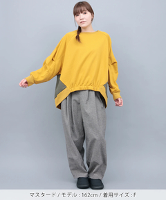 チチカカ |ふくれジャカードコンビプルオーバー