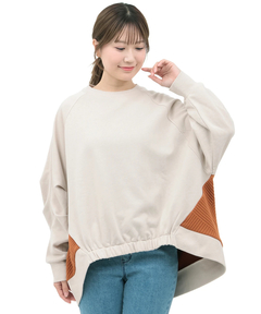 チチカカ |ふくれジャカードコンビプルオーバー