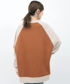 チチカカ |ふくれジャカードコンビプルオーバー