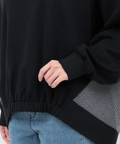 チチカカ |ふくれジャカードコンビプルオーバー