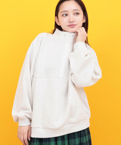 チチカカ |Orale! 配色ハーフジッププルオーバー