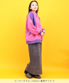 チチカカ |Orale! 配色ハーフジッププルオーバー