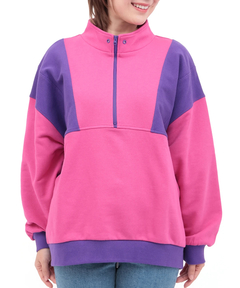 チチカカ |Orale! 配色ハーフジッププルオーバー