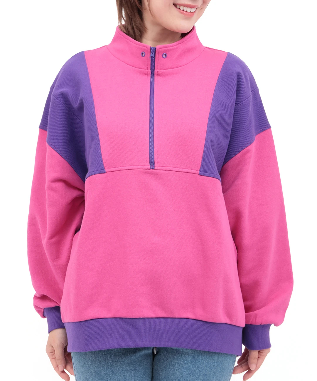成色　ロングスリーブ　超　長袖　ハーフジップ スウェット　衣装　カラフル 50%OFF】カラフルMIXカラー13スウェット | VOLCAN&APHRODITE 公式通販