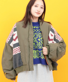 チチカカ |Orale! リメイクニットMA-1