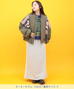 チチカカ |Orale! リメイクニットMA-1