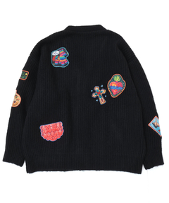 チチカカ |Rico メヒコアップリケ刺繍カーディガン