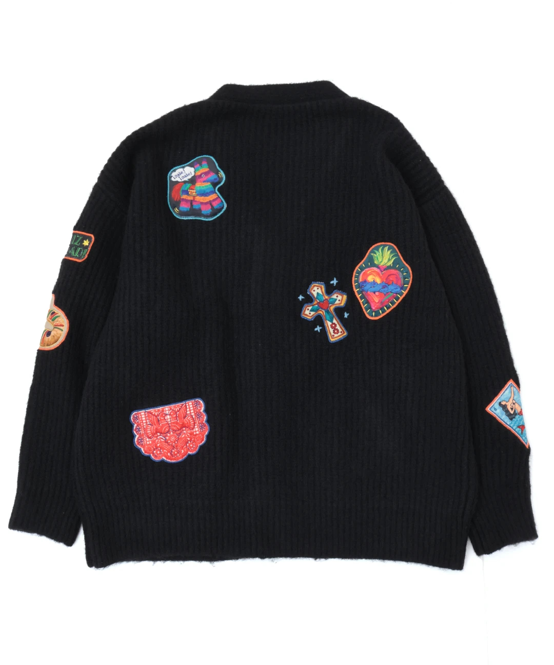 Rico メヒコアップリケ刺繍カーディガン / カーディガン・羽織り