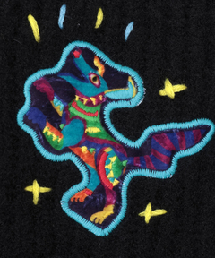 チチカカ |Rico メヒコアップリケ刺繍カーディガン