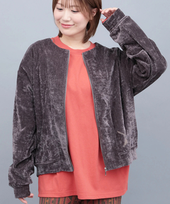 チチカカ |マットモールジップカーディガン